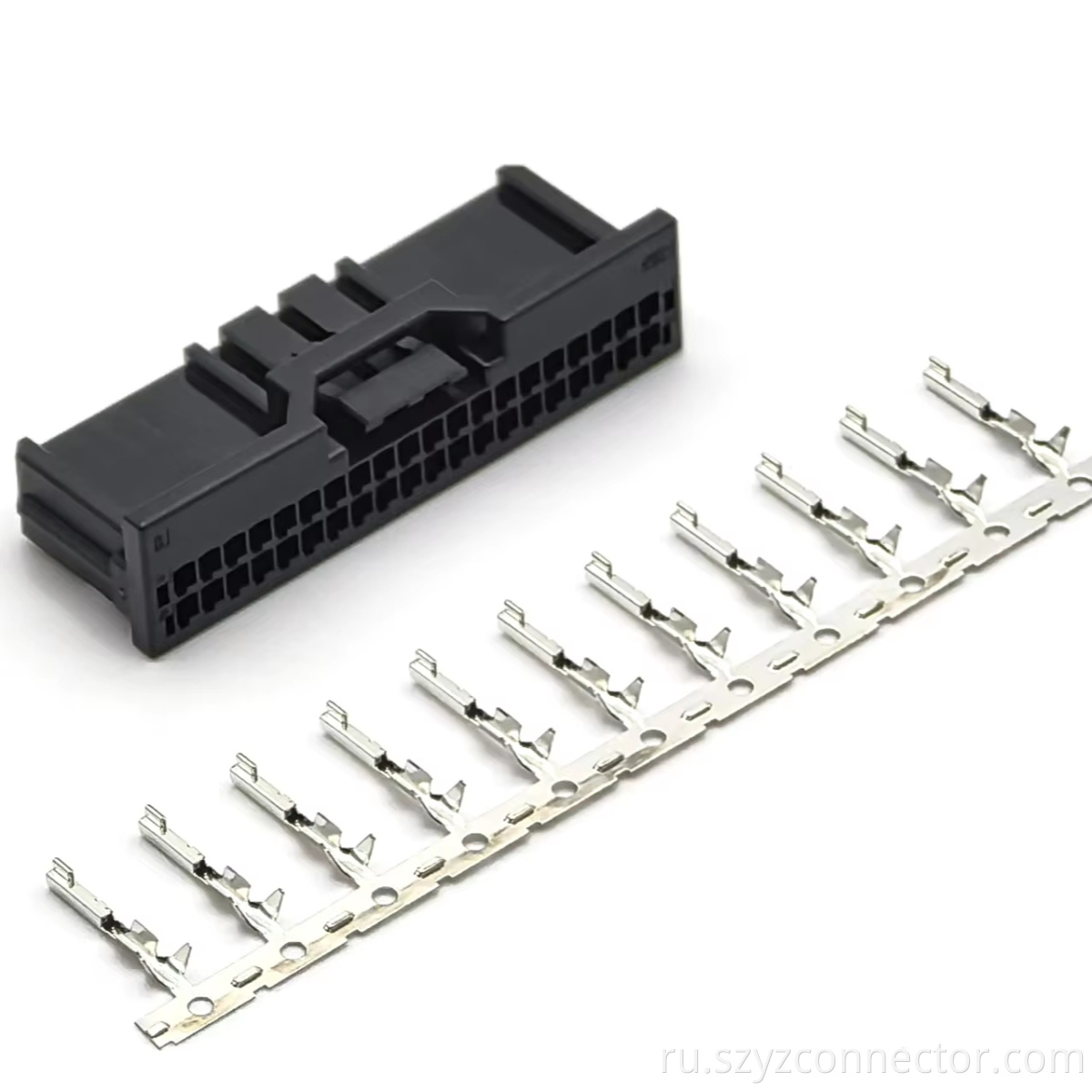 2,0 мм Автомобильный wtb (проволока на плату) 90 ° SMT разъемы соперного разъема самка +подключаемая полоса 2*20p 2.0mm Pitch Automotive WTB(Wire To Board)90° SMT Socket Connector Female +Plug Strip 2*20P